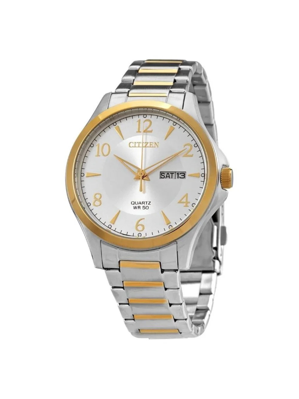 NWT Citizen Quartz Silver Dial Two-tone Men's Watch